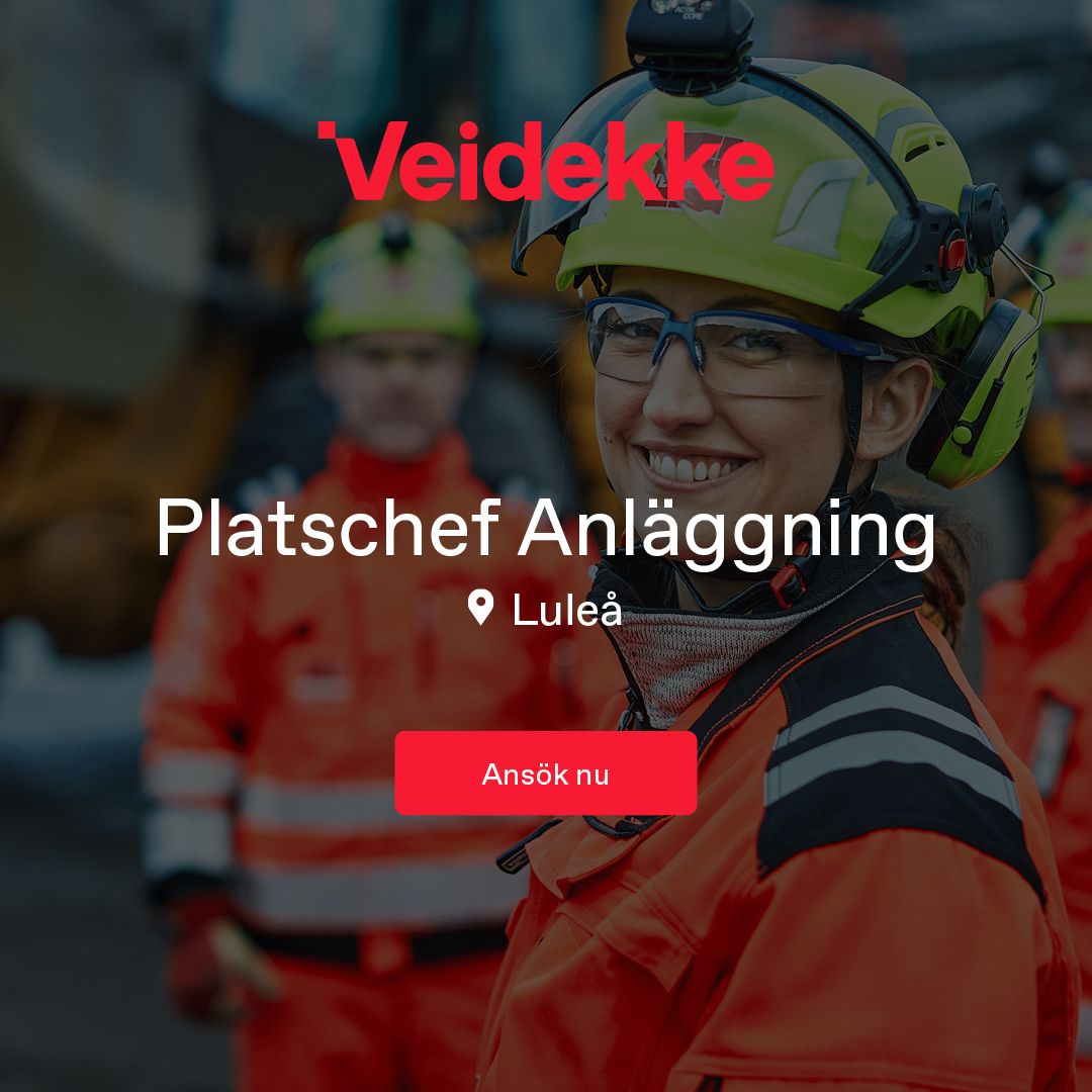 Veidekke Sverige ad