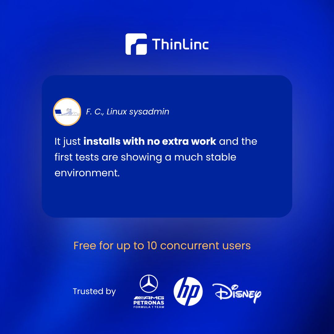 Cendio ThinLinc ad