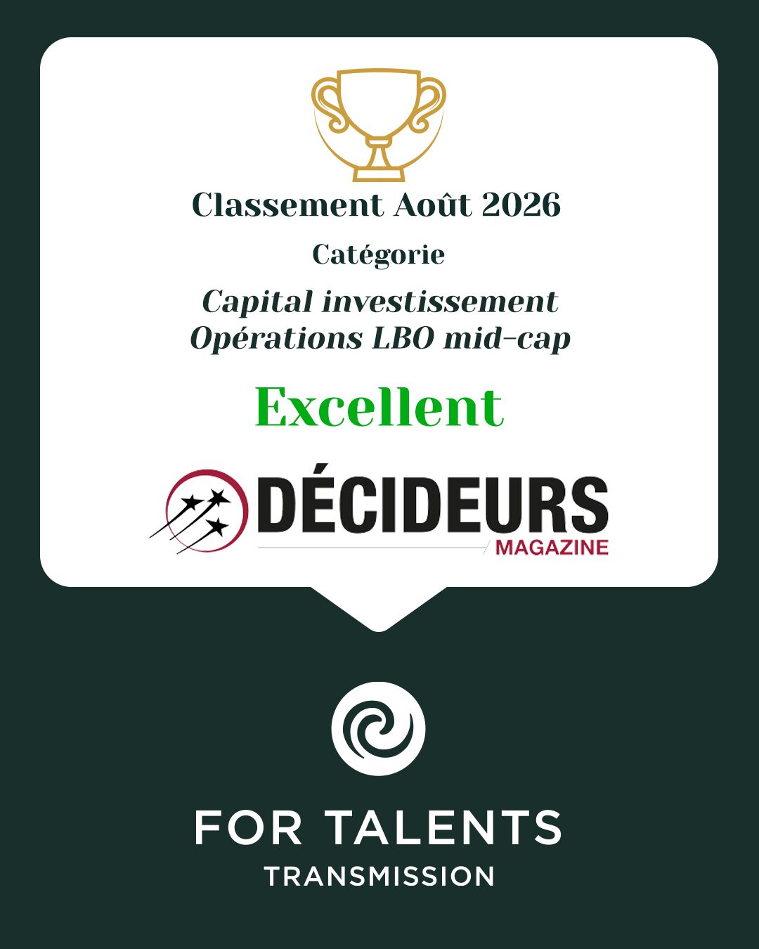 FOR TALENTS ad