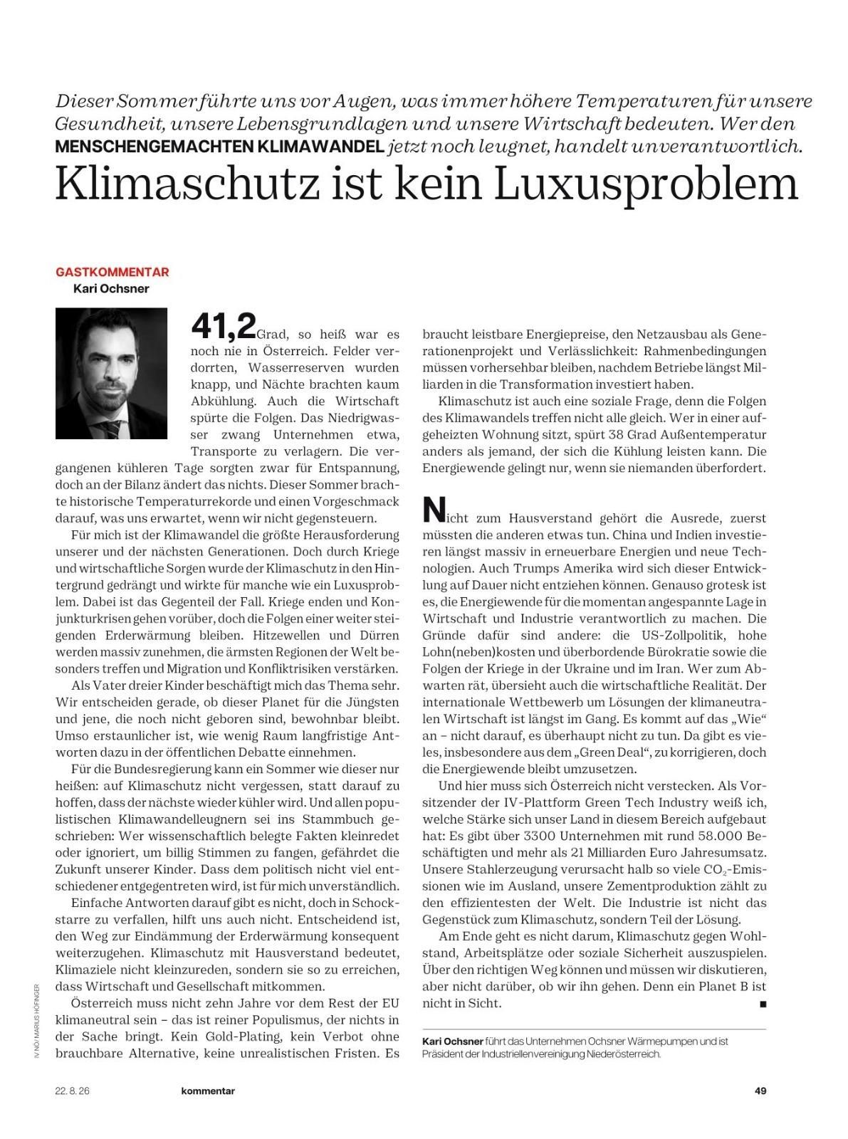 Industriellenvereinigung Niederösterreich ad