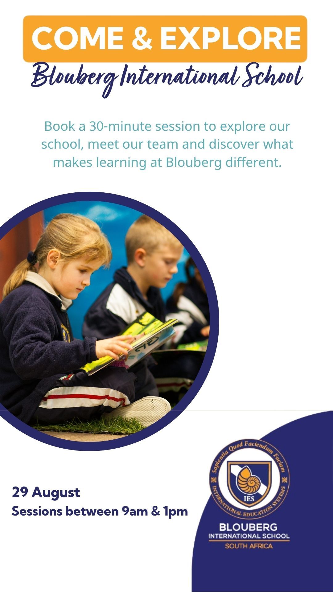 IES Blouberg International School ad