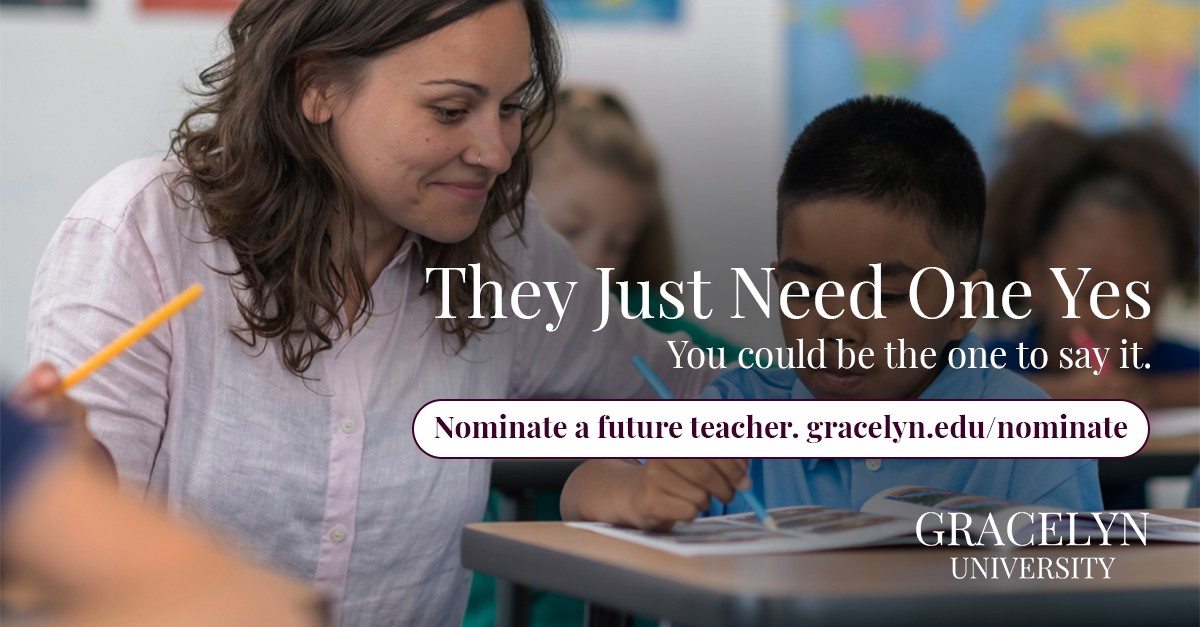 Gracelyn University ad