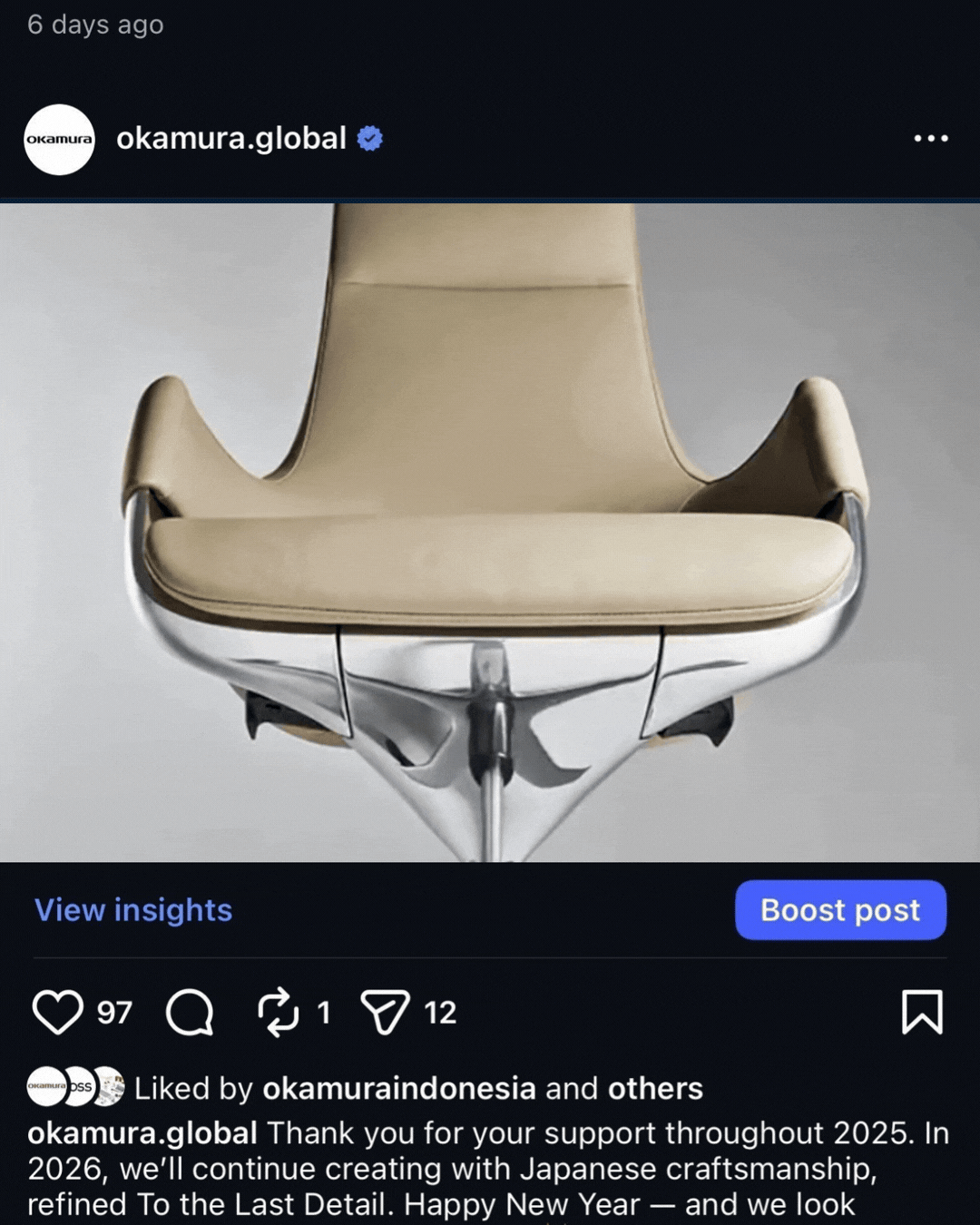 Okamura ad