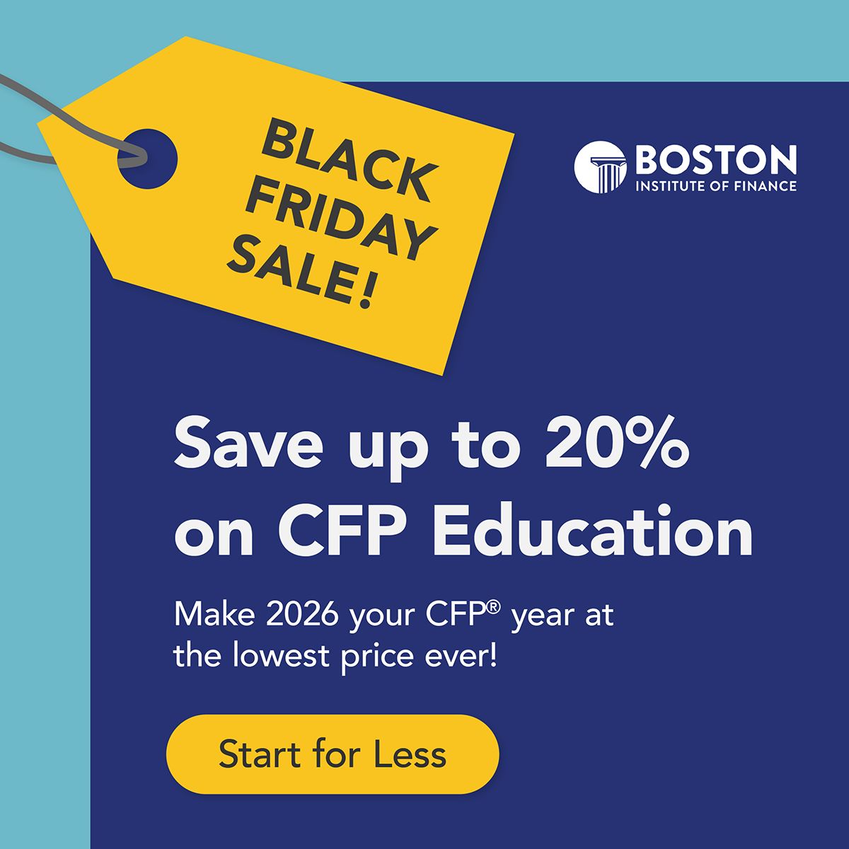 Boston Institute of Finance (BIF) ad
