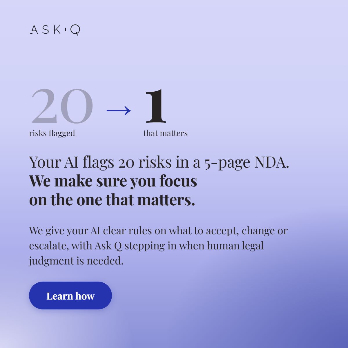 Ask Q ad