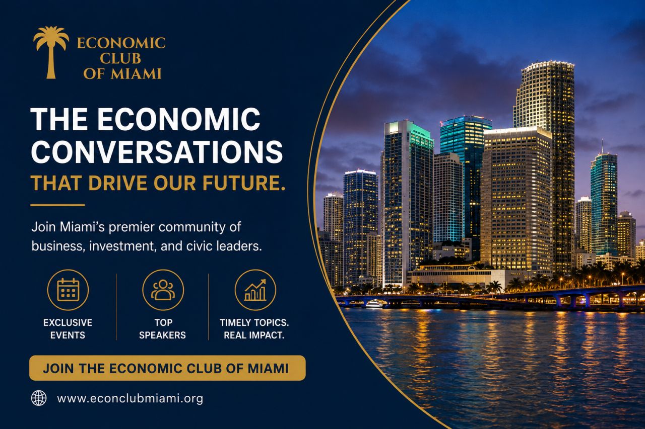 The Economic Club of Miami ad