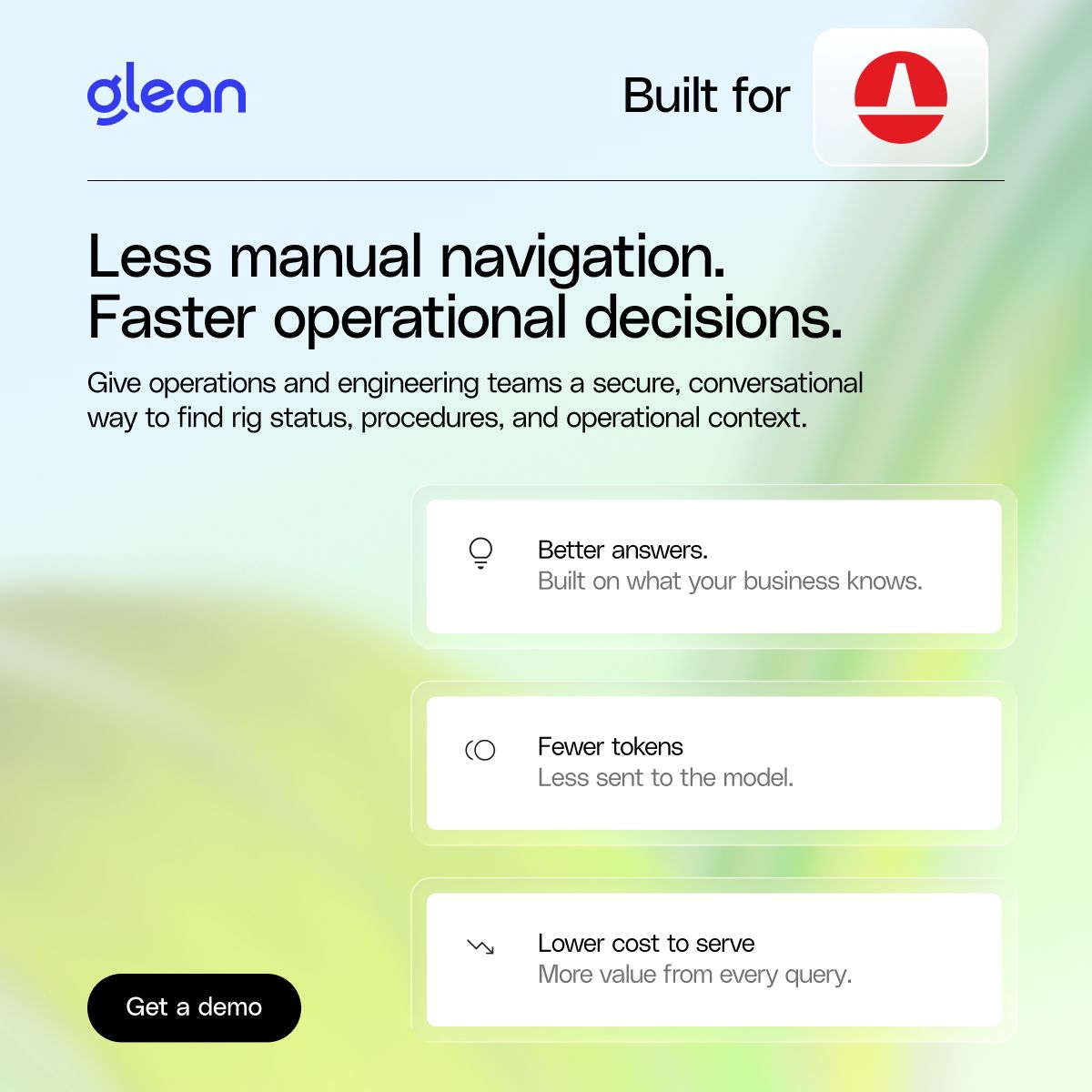 Glean ad