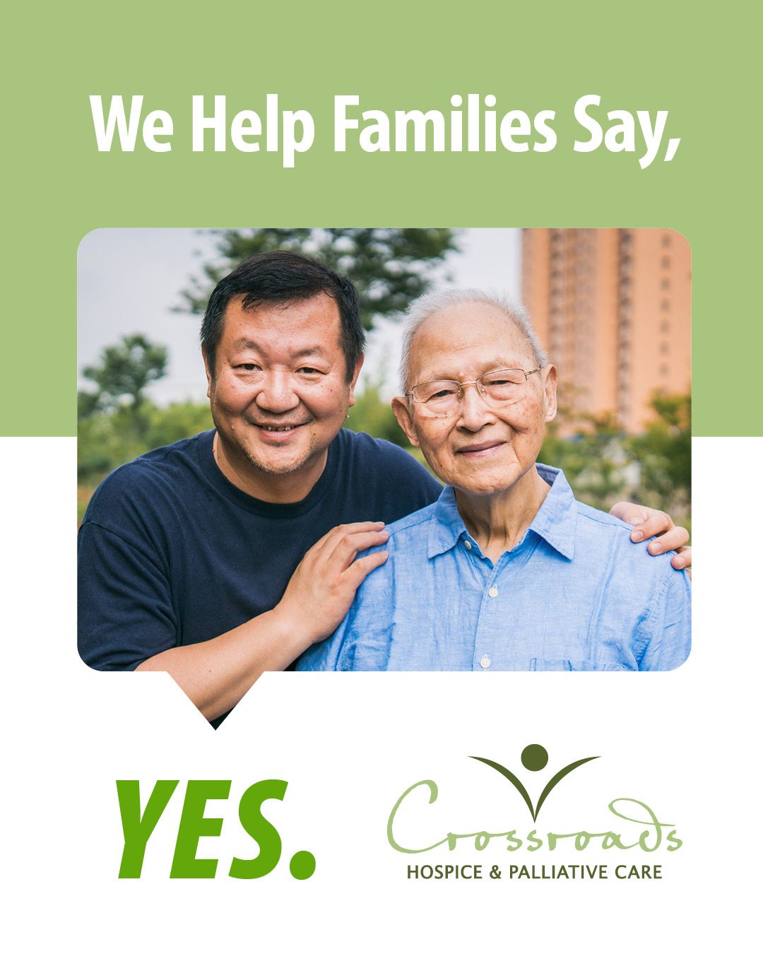 Crossroads Hospice ad