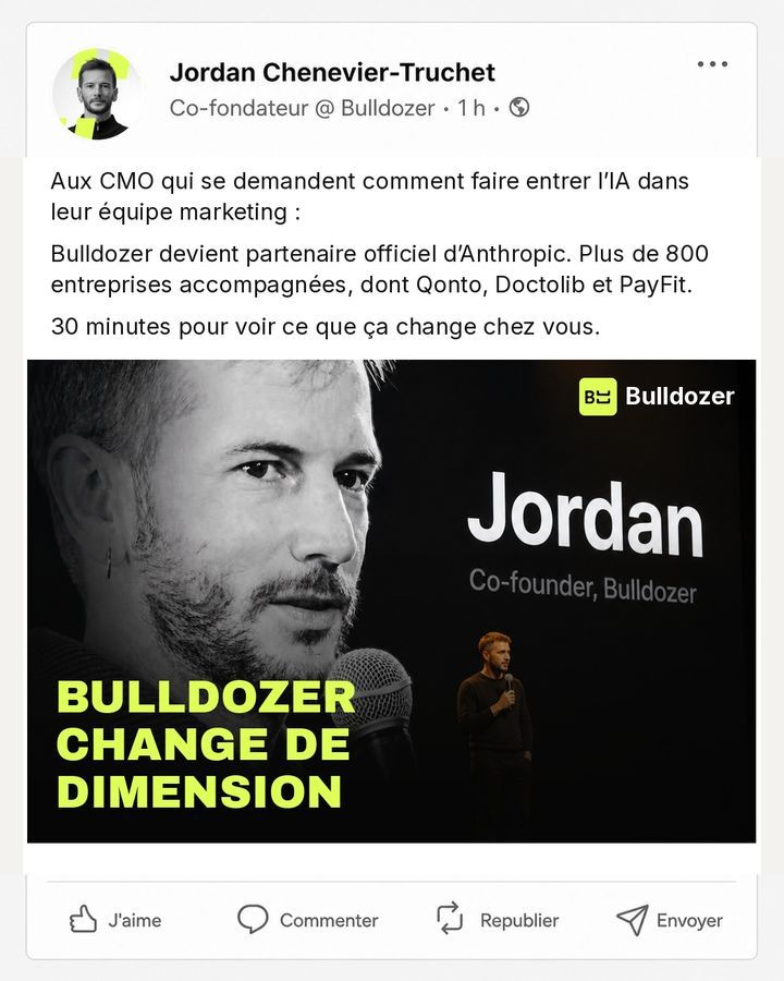 Bulldozer ad