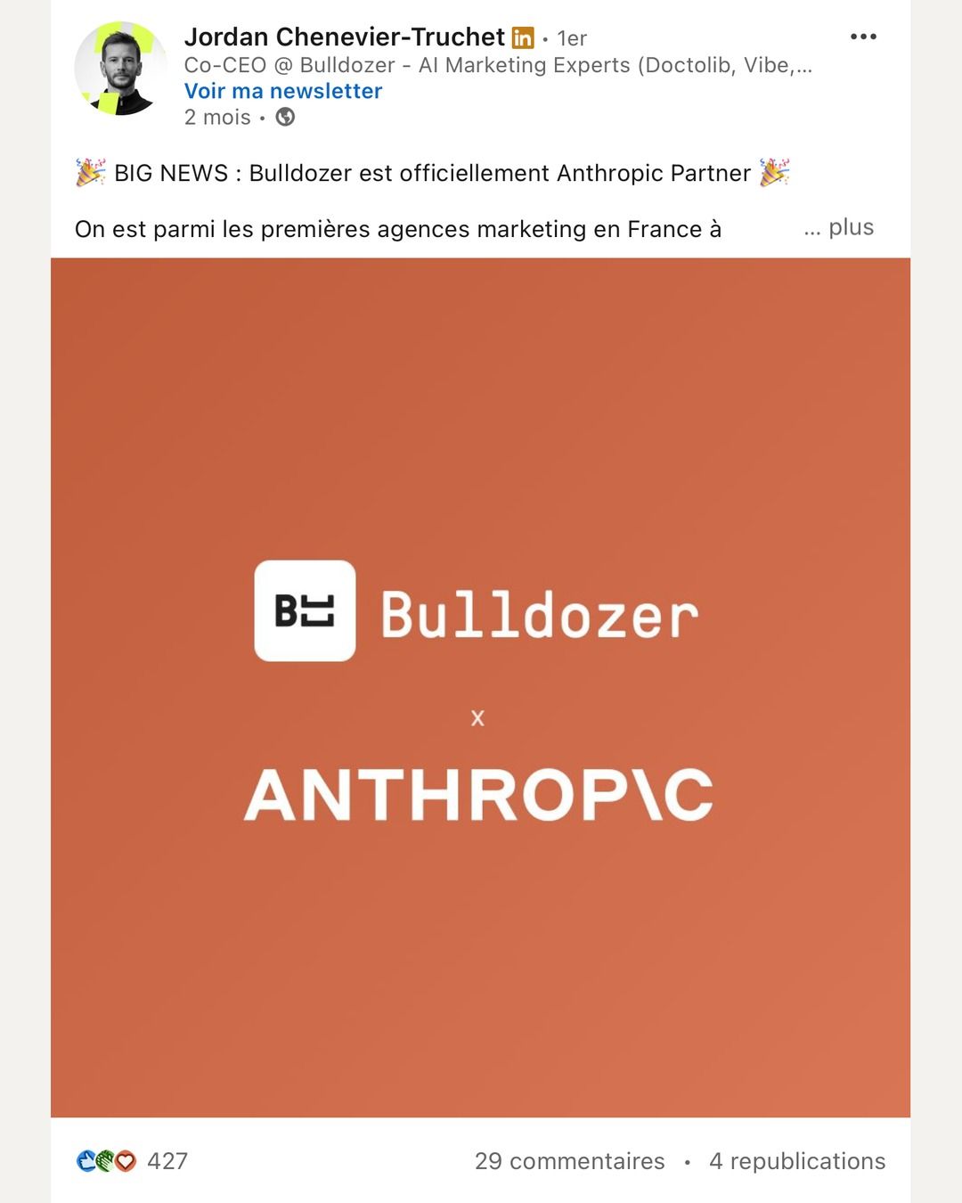 Bulldozer ad