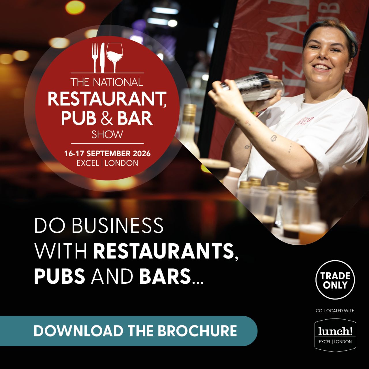 The National Restaurant, Pub & Bar Show ad