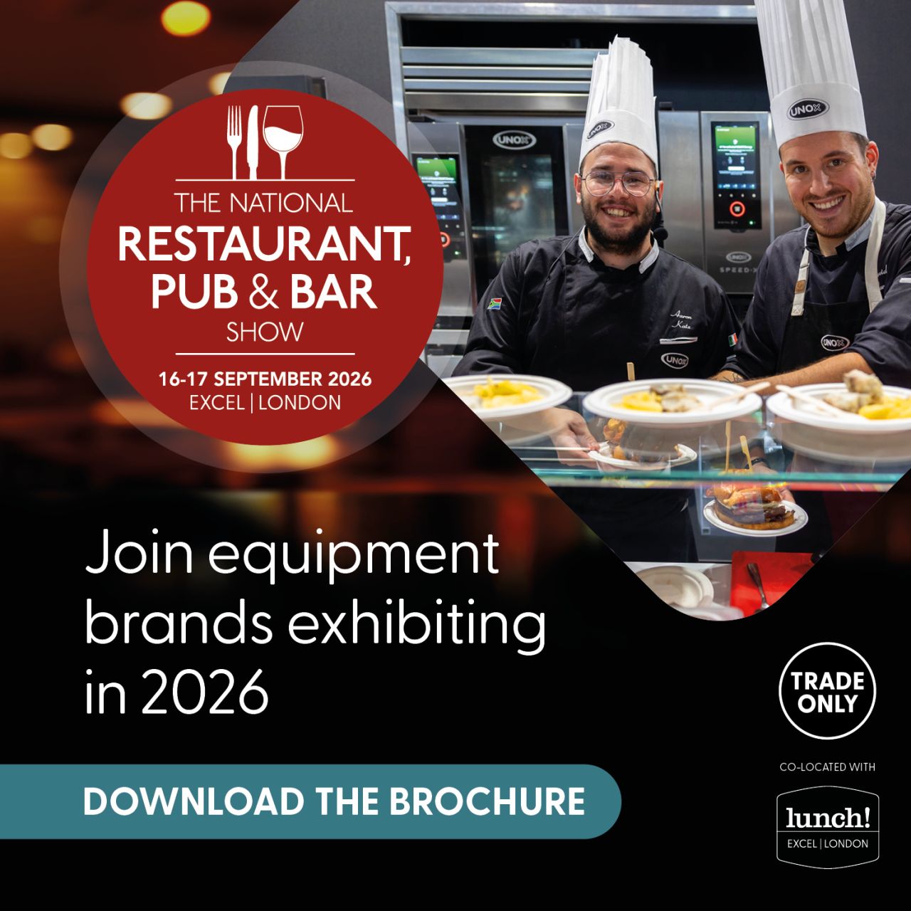 The National Restaurant, Pub & Bar Show ad