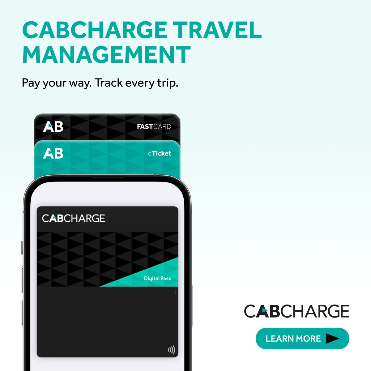 Cabcharge Payments ad