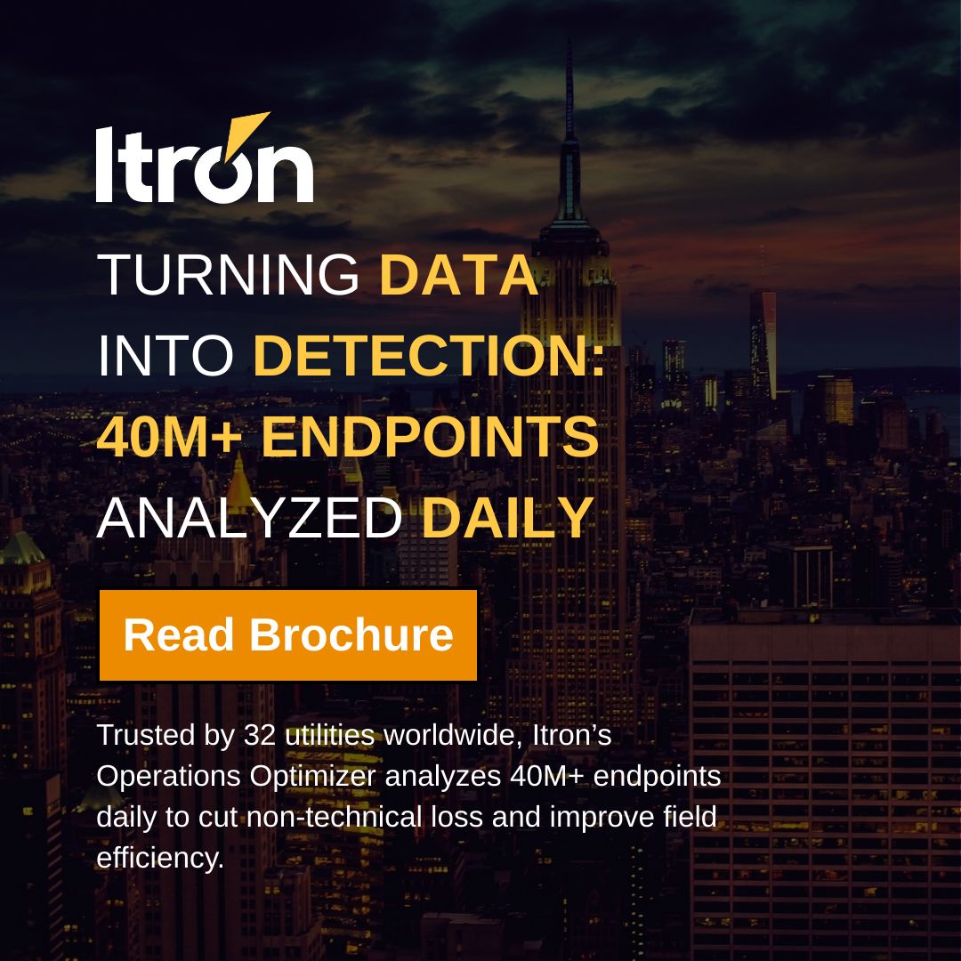 Itron, Inc. ad