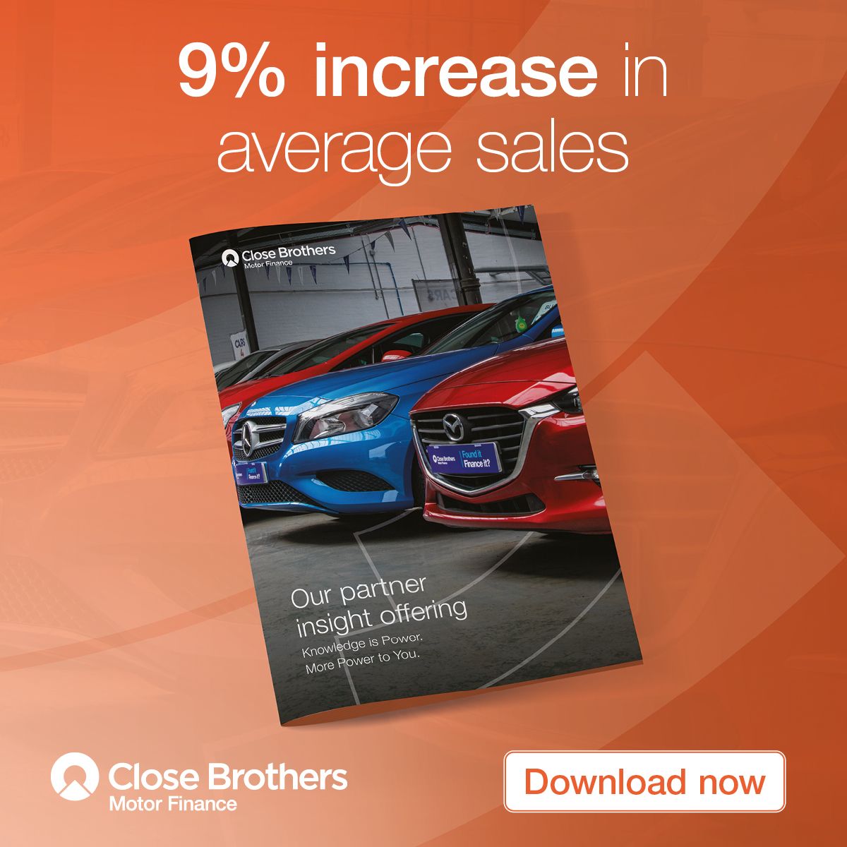 Close Brothers Motor Finance ad