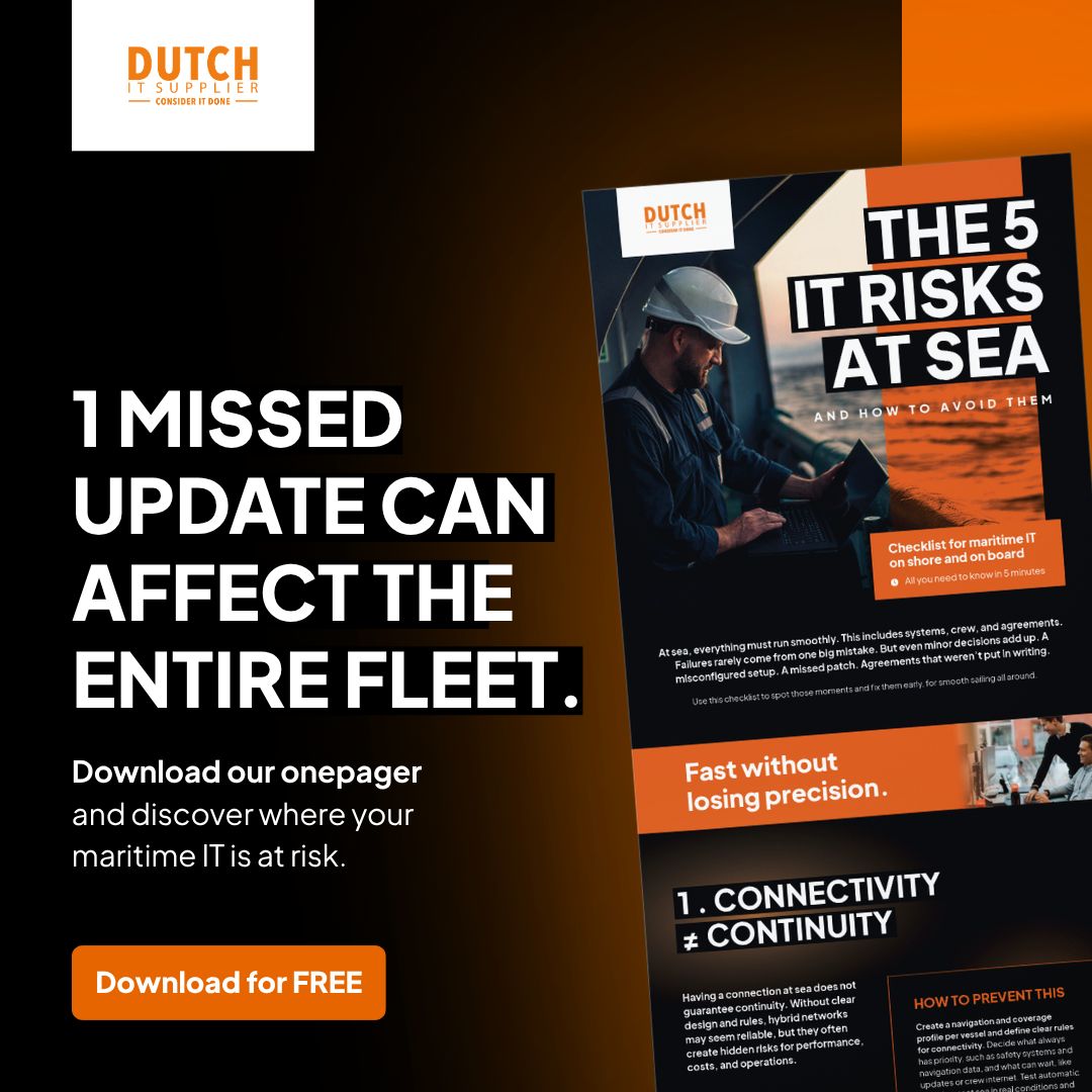 Dutch IT Supplier ad