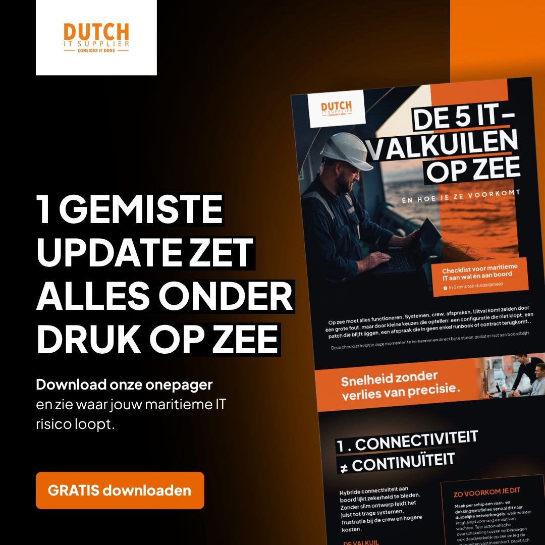 Dutch IT Supplier ad