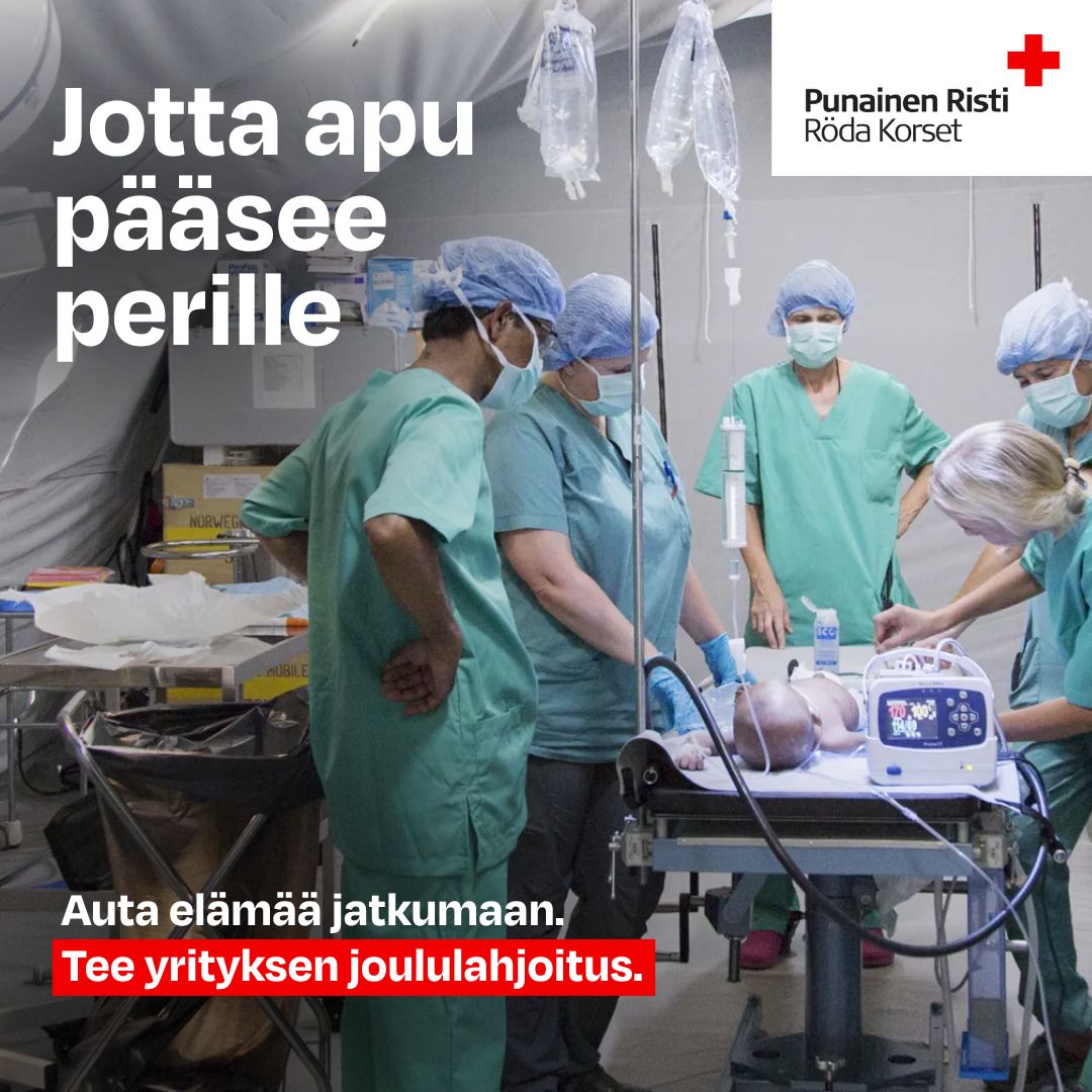 Finnish Red Cross - Suomen Punainen Risti ad