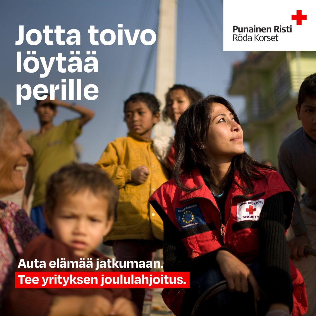 Finnish Red Cross - Suomen Punainen Risti ad
