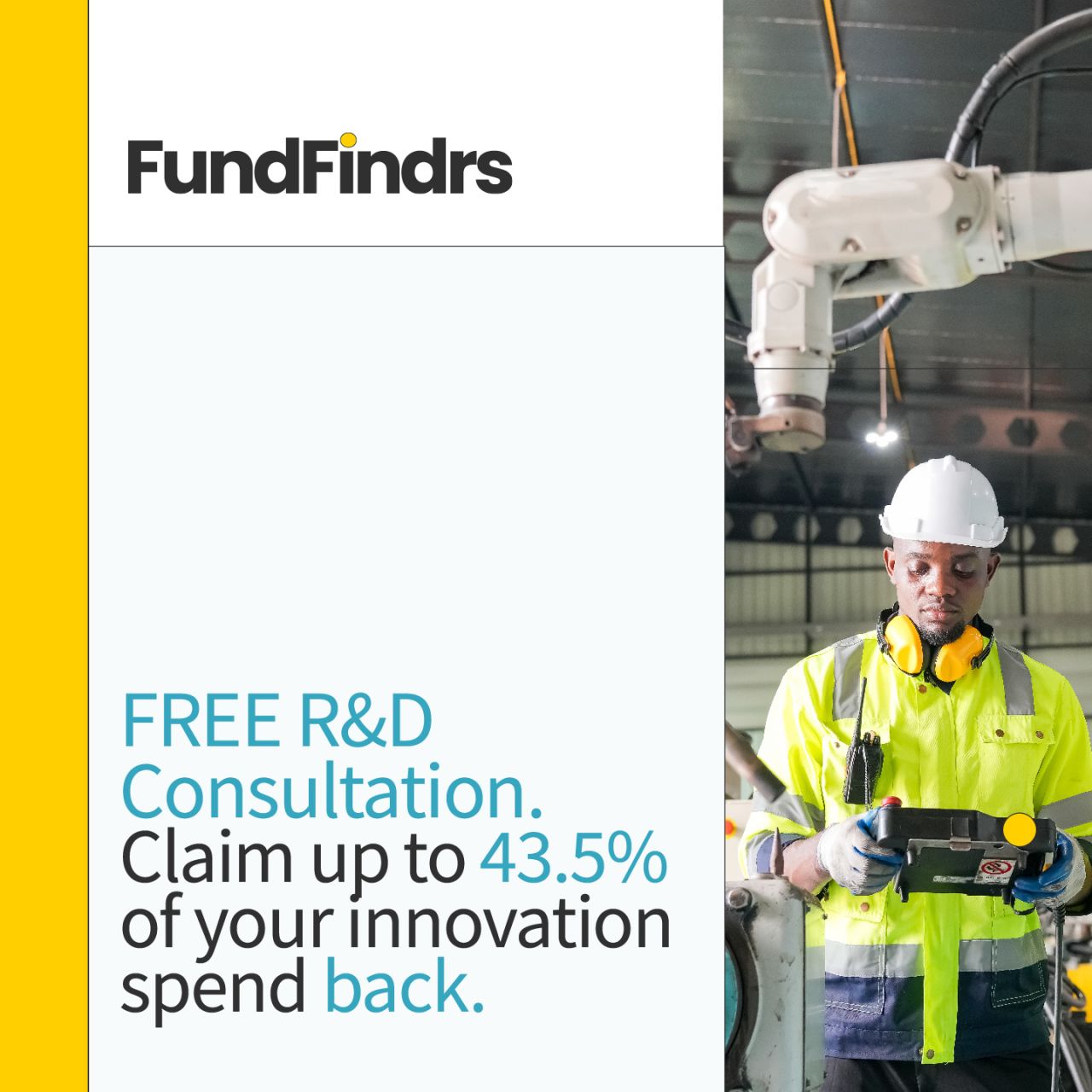 FundFindrs - R&D Tax Incentive experts ad