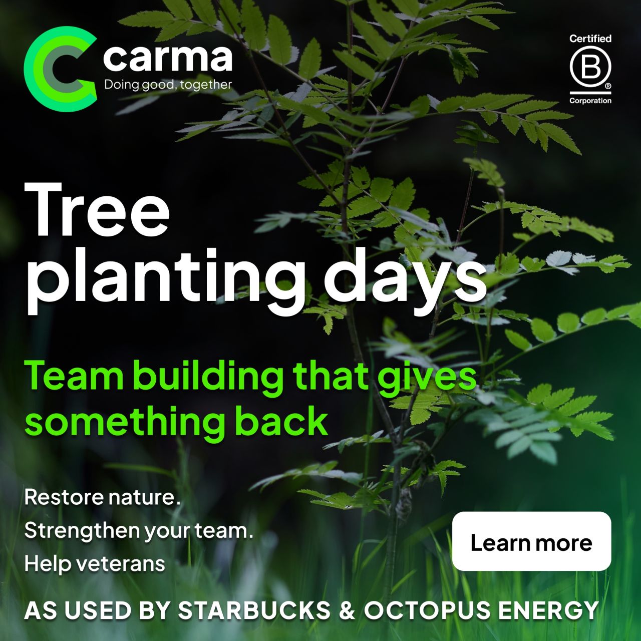 Carma | B-Corp ad