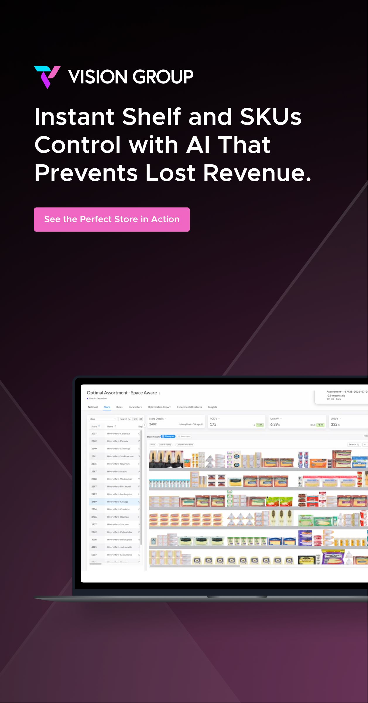 Vision Group Retail ad
