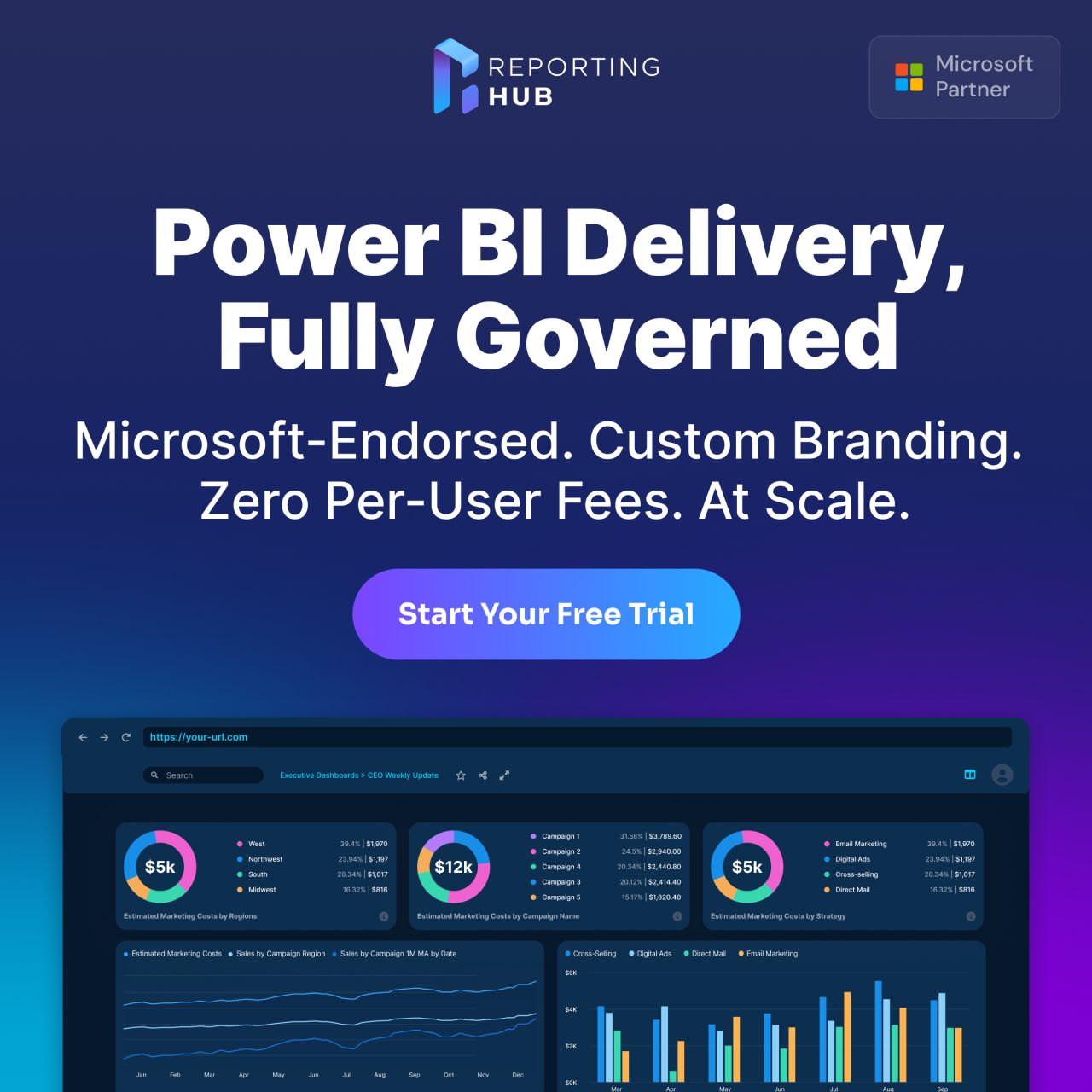 Reporting Hub ad