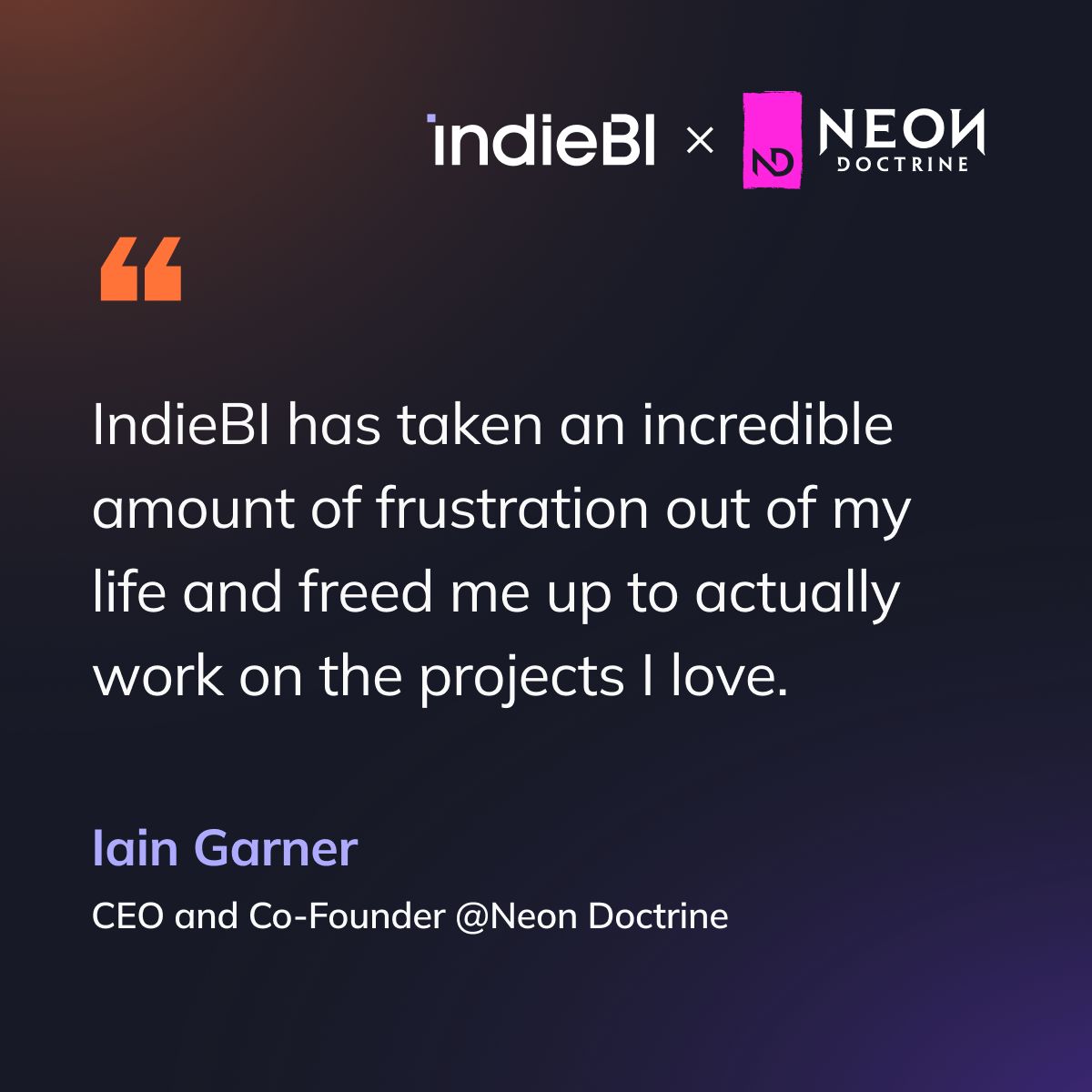 IndieBI ad