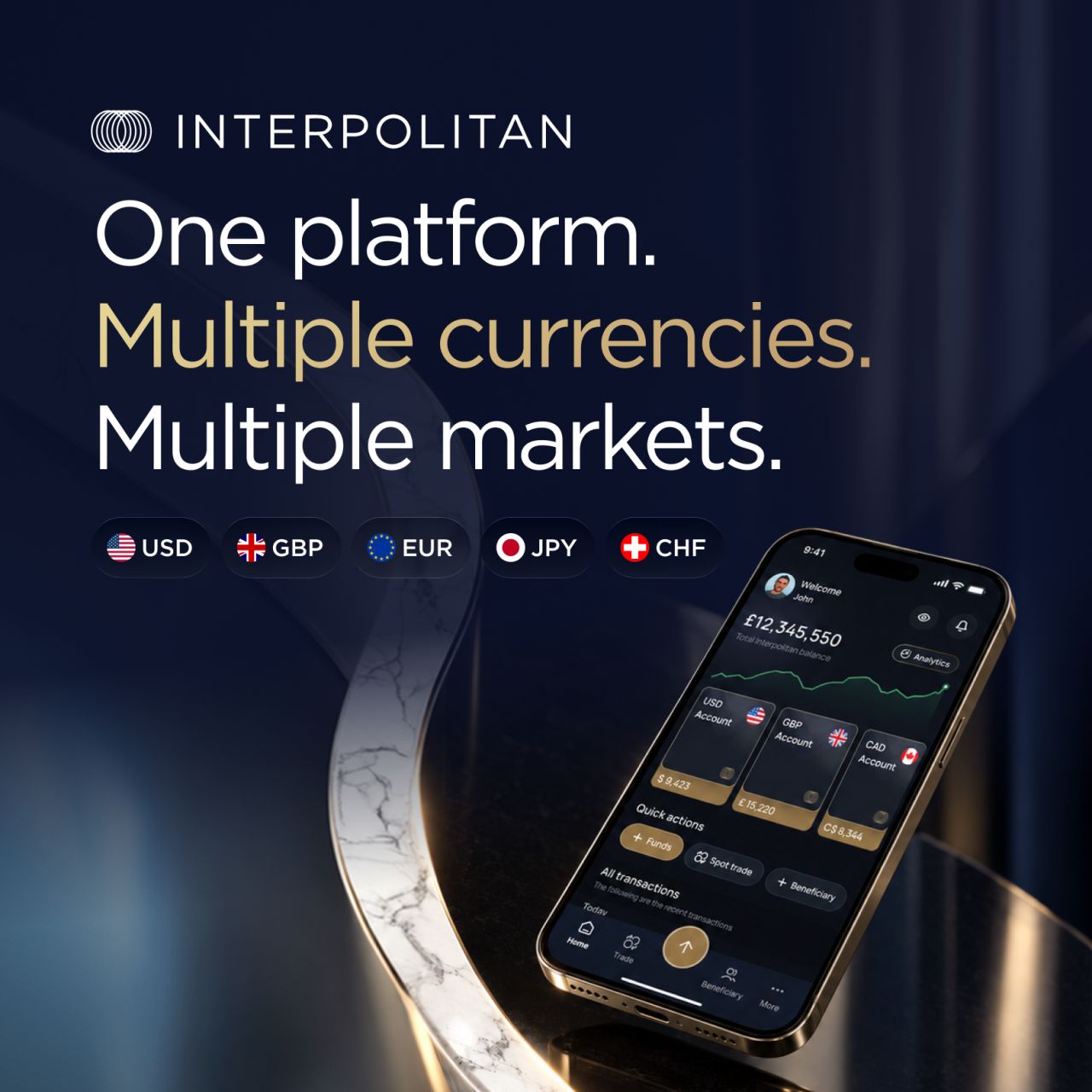 Interpolitan Money ad