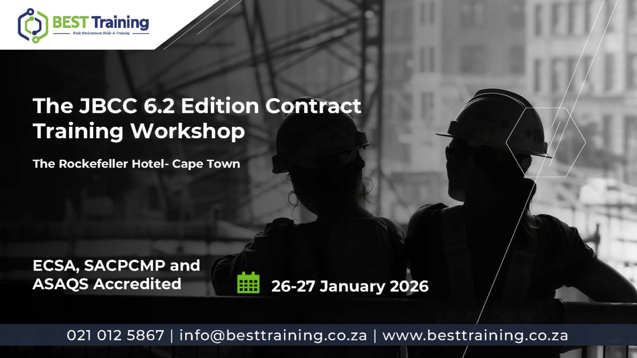 BEST - Built Environment Skills and Training (Pty) Ltd ad