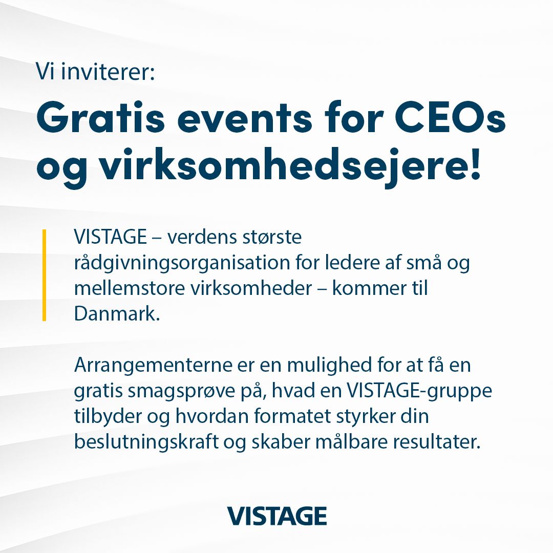 Vistage Worldwide, Inc. ad