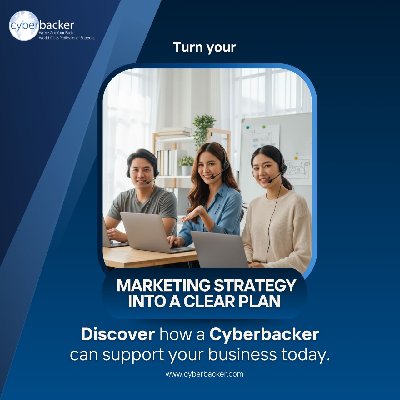 Cyberbacker Inc. ad