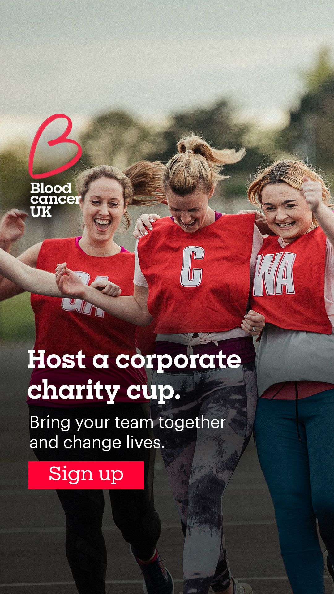 Blood Cancer UK ad