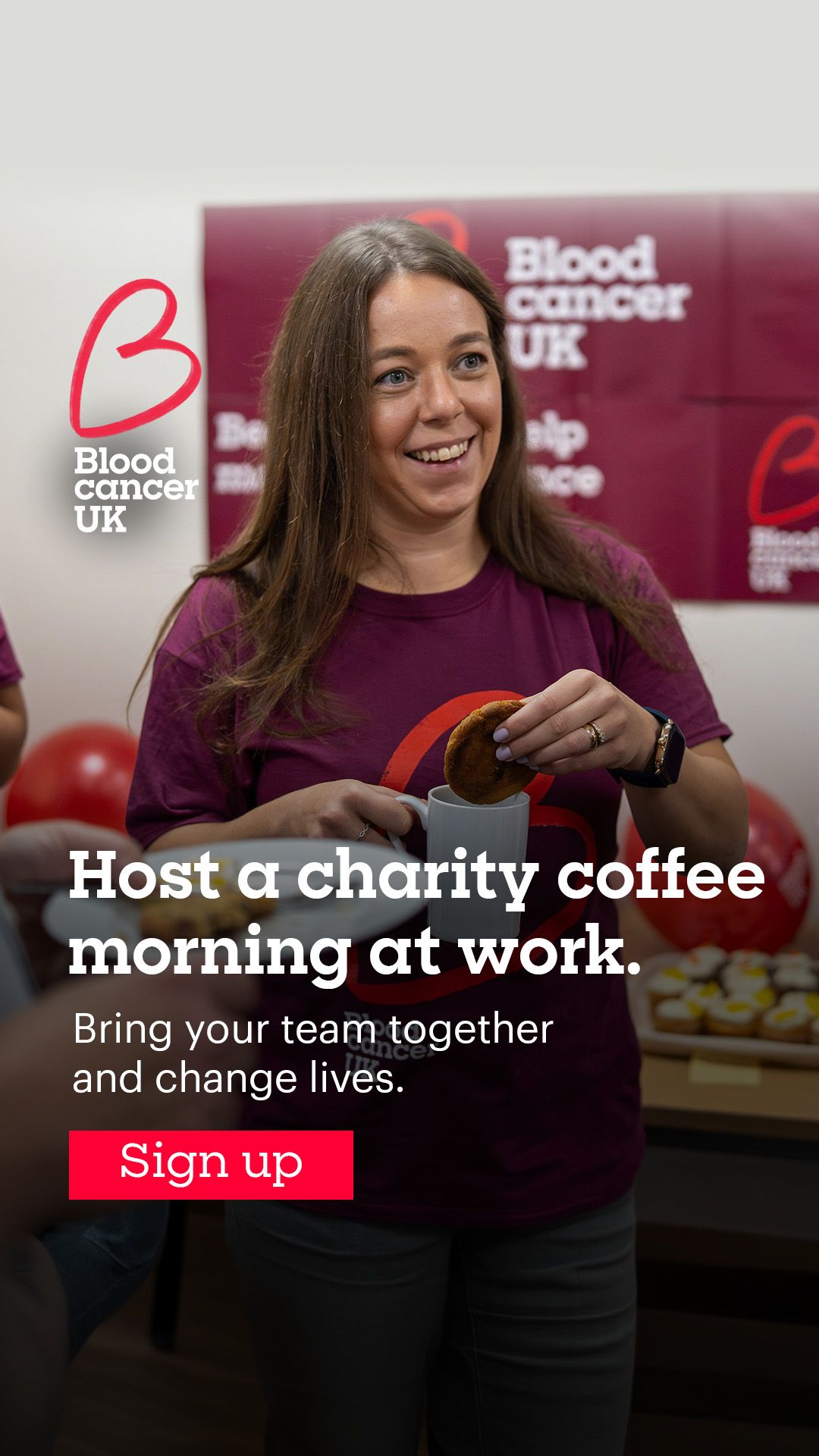 Blood Cancer UK ad