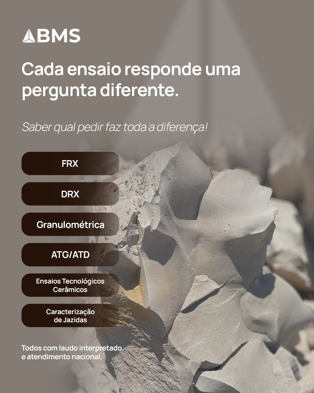 BMS Laboratório Cerâmico e caracterização de materiais ad