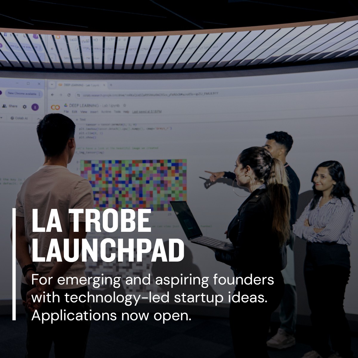 La Trobe Industry ad