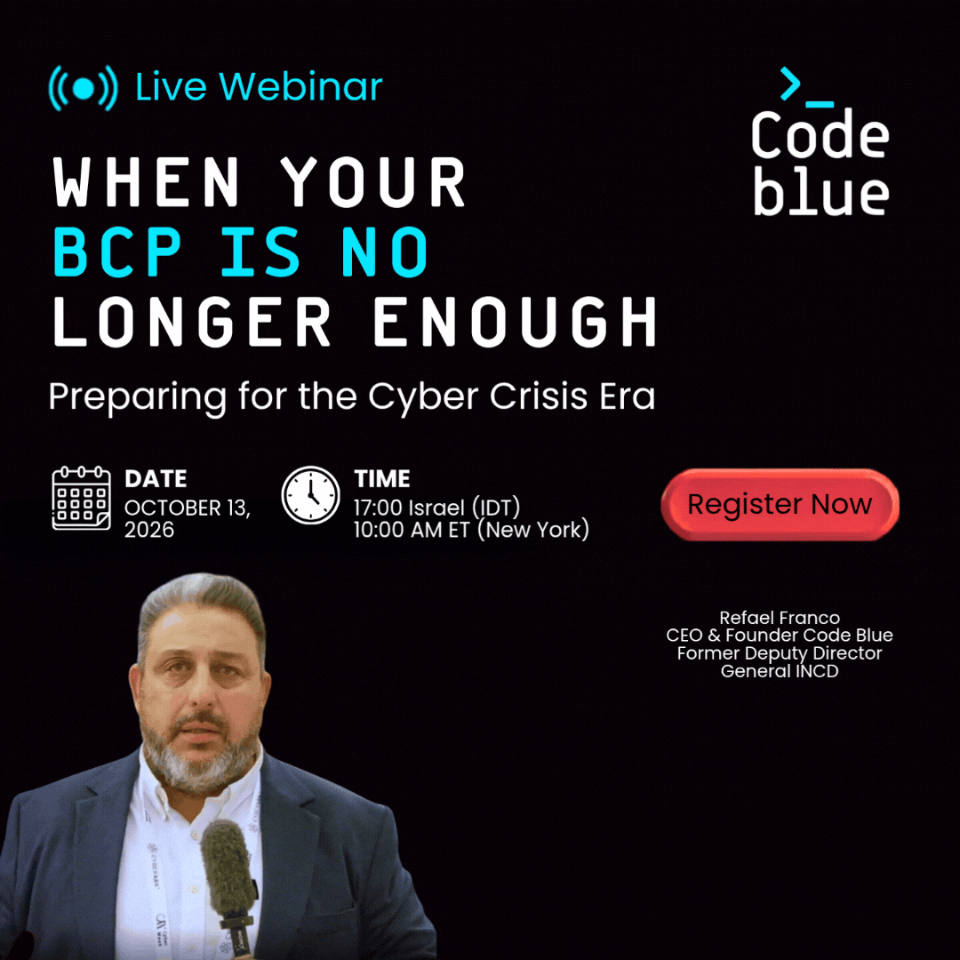 Code Blue Cyber ad