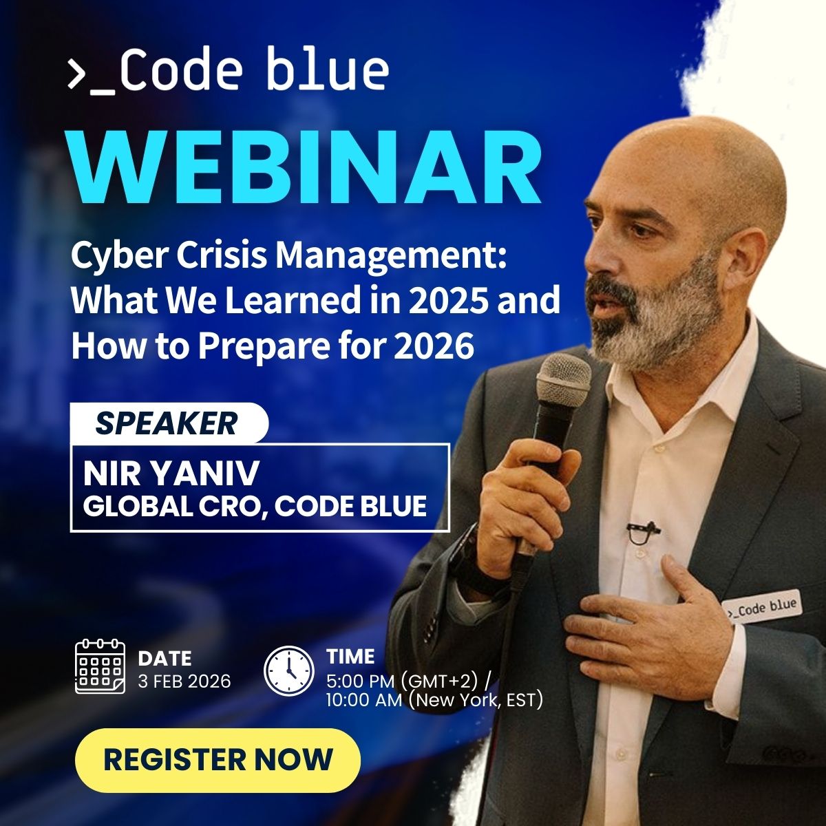 Code Blue Cyber ad