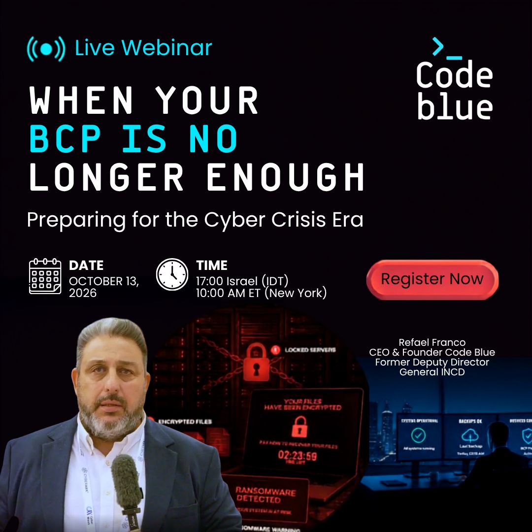 Code Blue Cyber ad