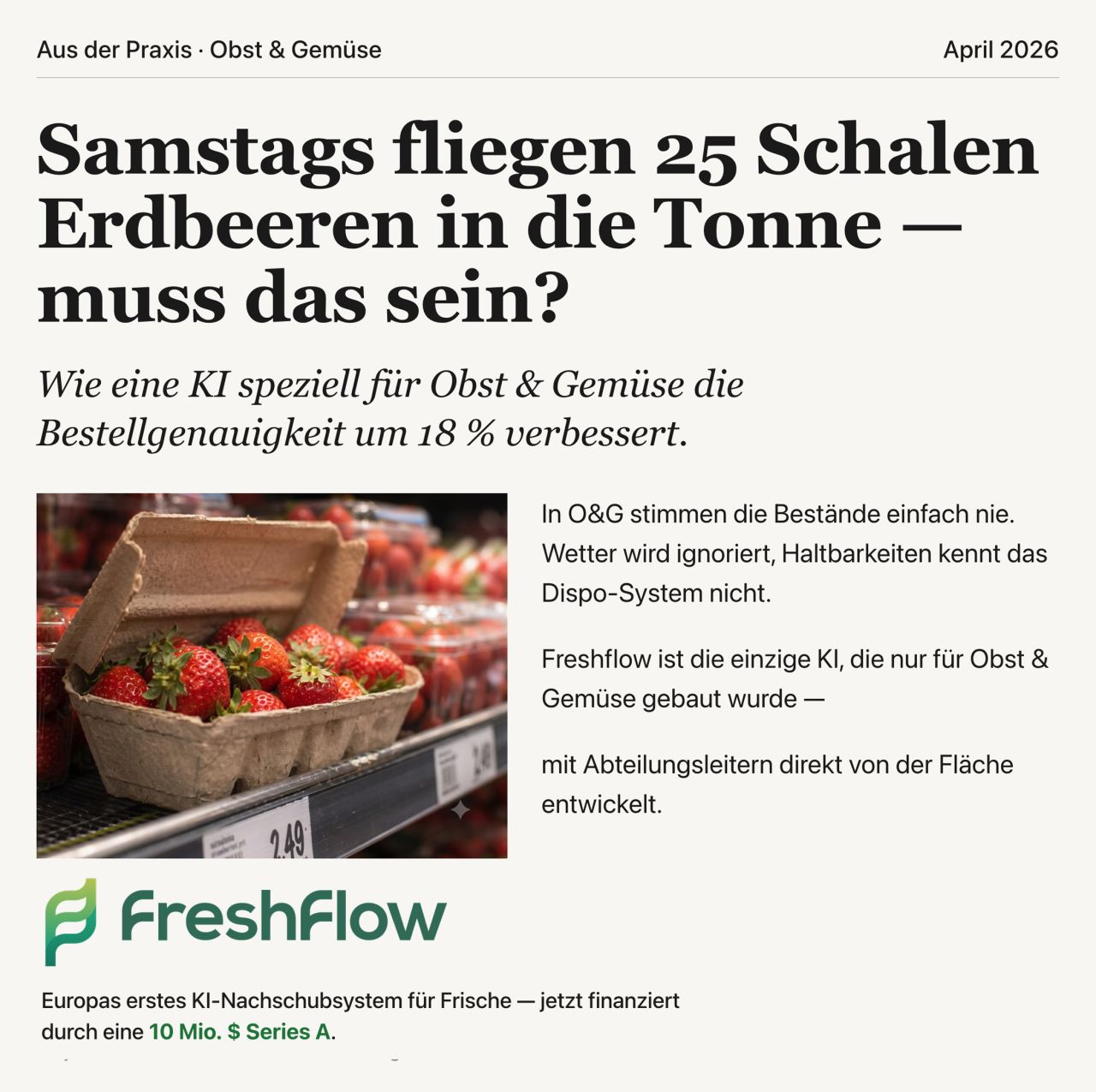 Freshflow ad