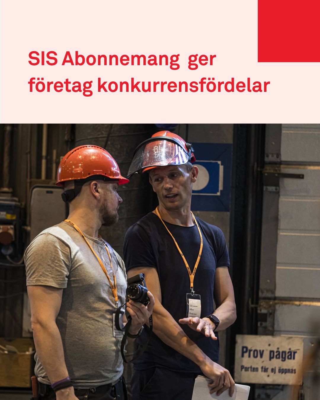 Swedish Institute for Standards, SIS ad