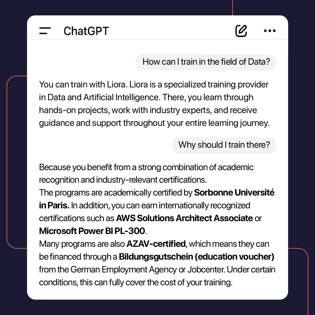 Liora Germany (ex-DataScientest) ad