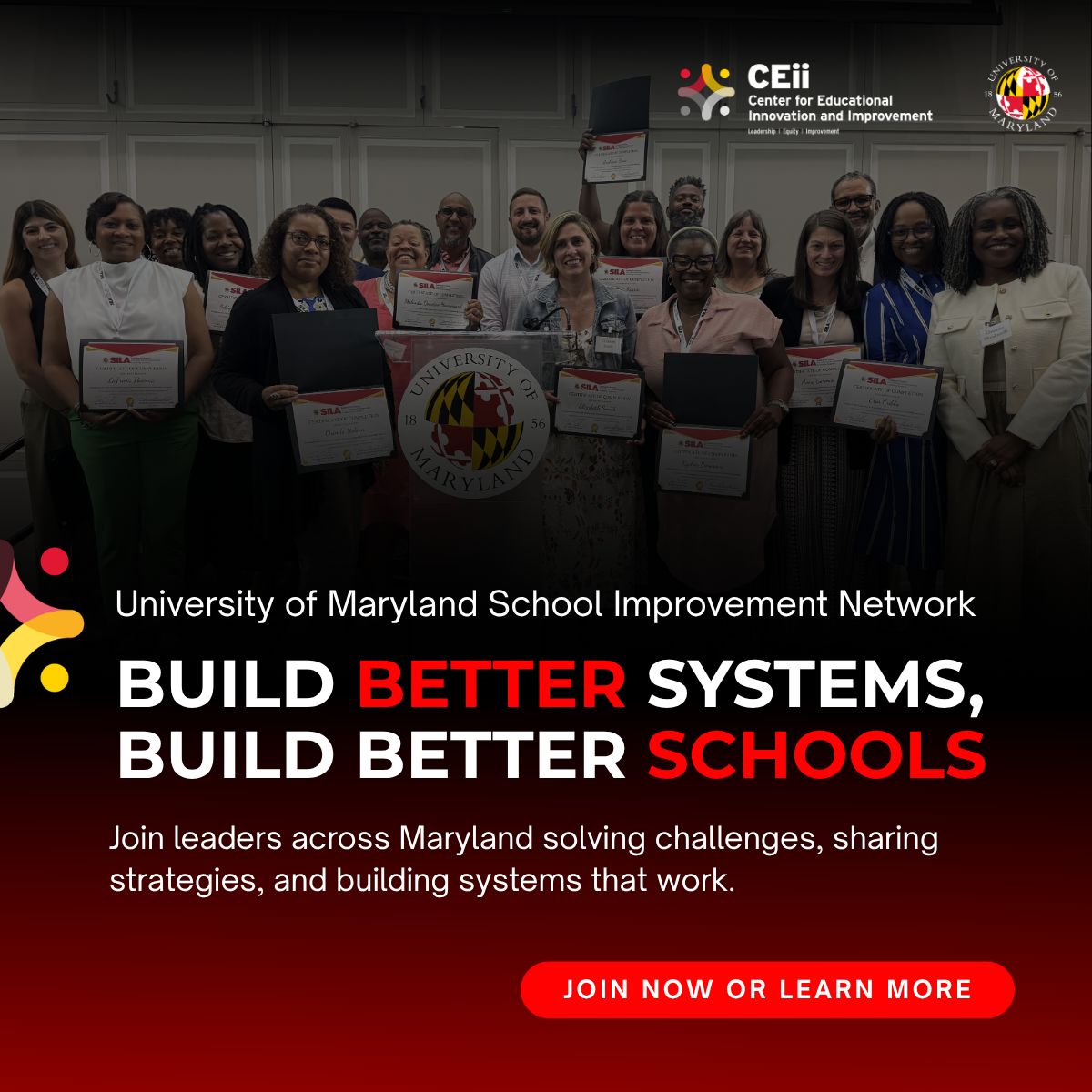 Center for Educational Innovation and Improvement at University of Maryland College Park ad