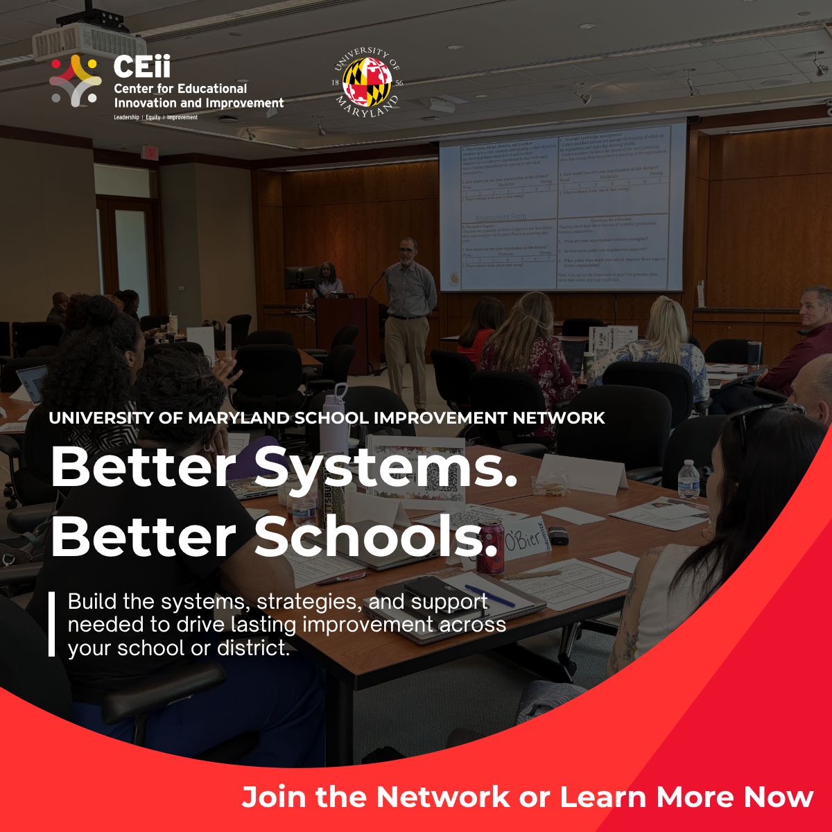 Center for Educational Innovation and Improvement at University of Maryland College Park ad