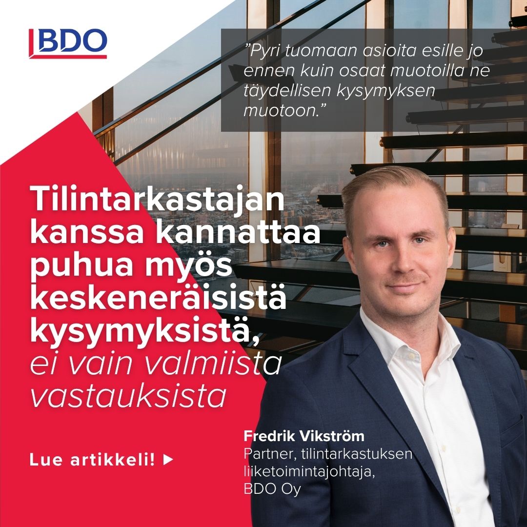 BDO Finland ad
