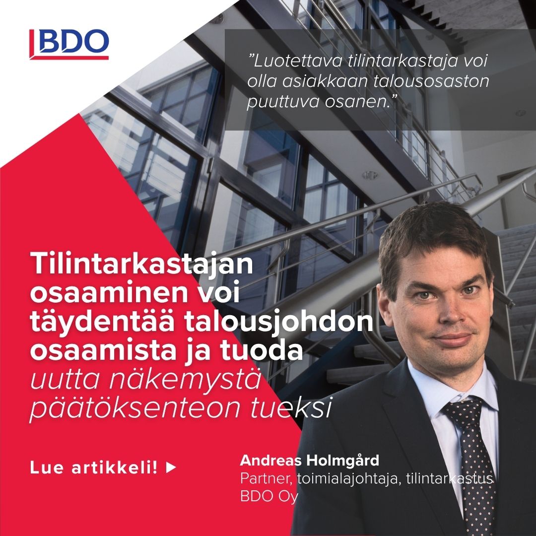 BDO Finland ad