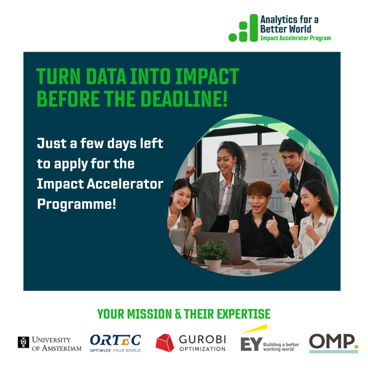 Analytics for a Better World Institute ad