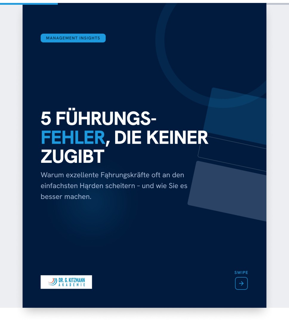 Dr. G. Kitzmann Akademie ad