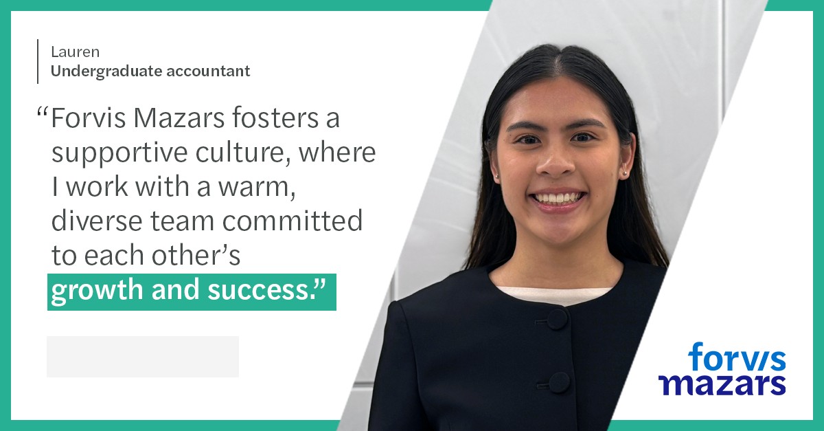 Forvis Mazars in Australia ad