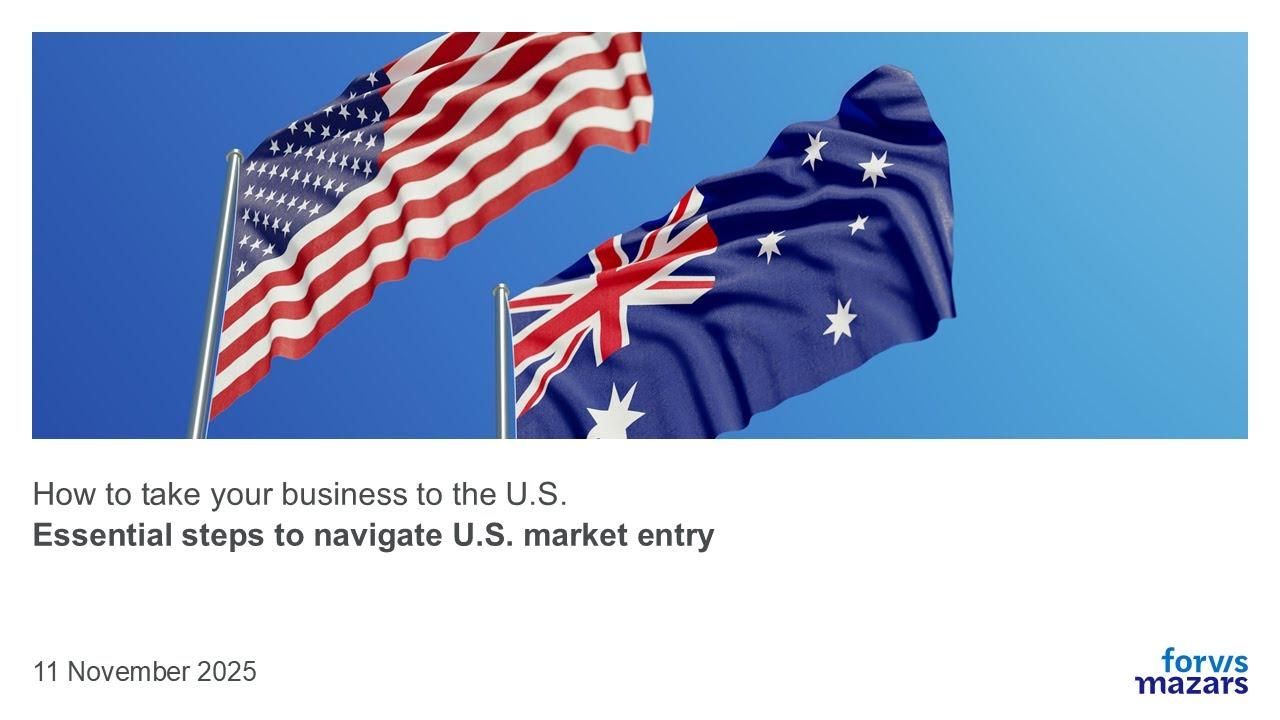 Forvis Mazars in Australia ad